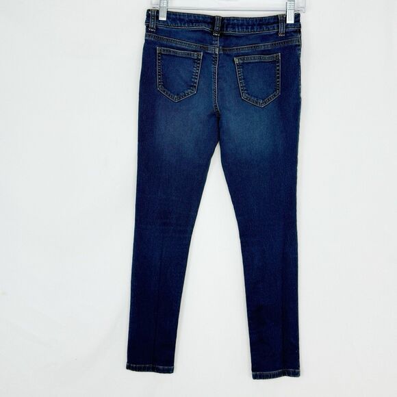 Wonder Nation Jeans Girl Size 12 Plus Skinny Adjustable Waist Denim Blue - Picture 3 of 16